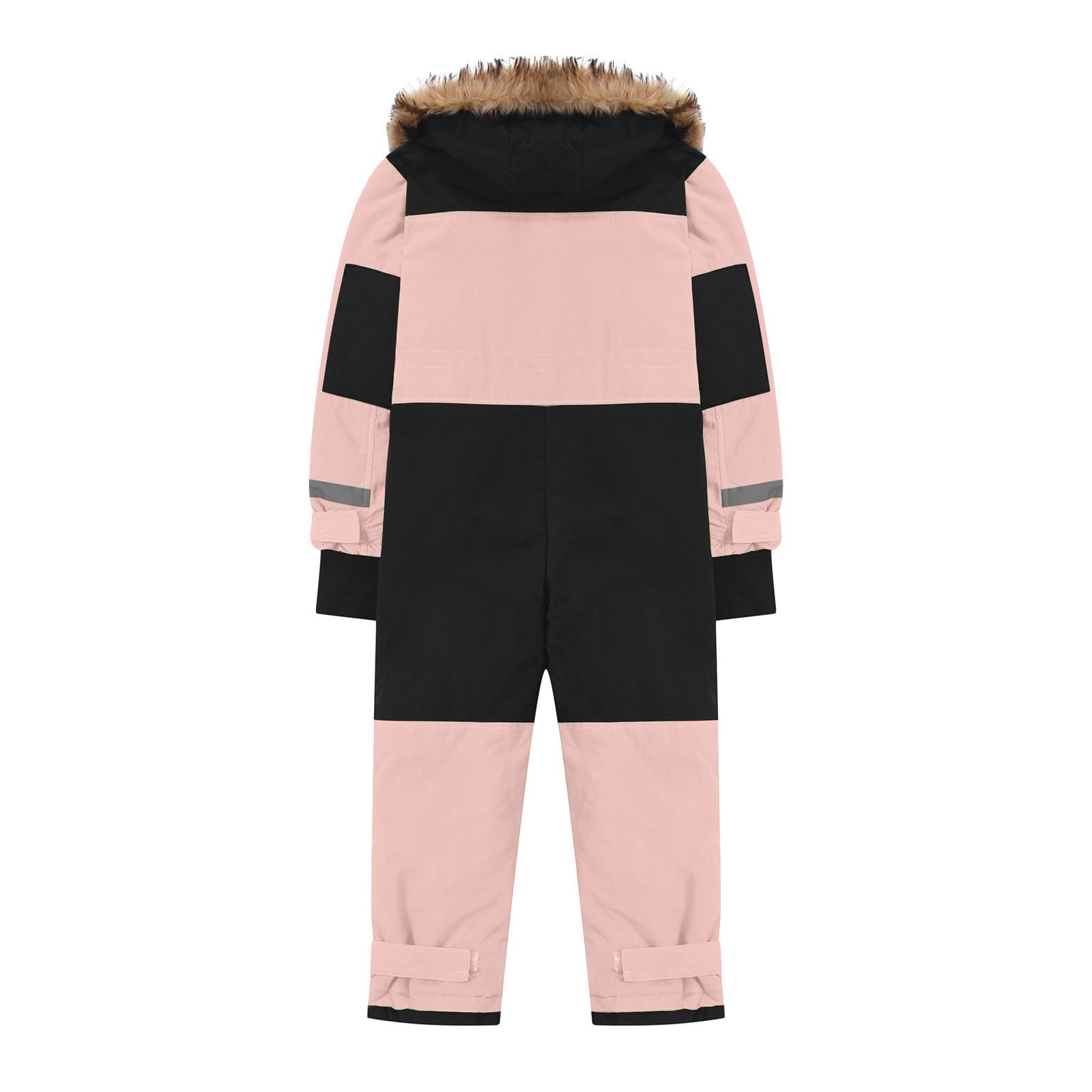 Traje de nieve de una pieza para niños, resistente al viento, impermeable, térmico, con capucha, resistente al viento, softshell, overol de snowboard para niños y niñas de 1 a 15 años