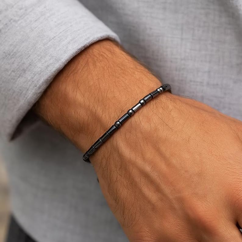 Image of Personalized Morse Code Bracelet - Custom Secret Message Adjustable Bracelet 4mm