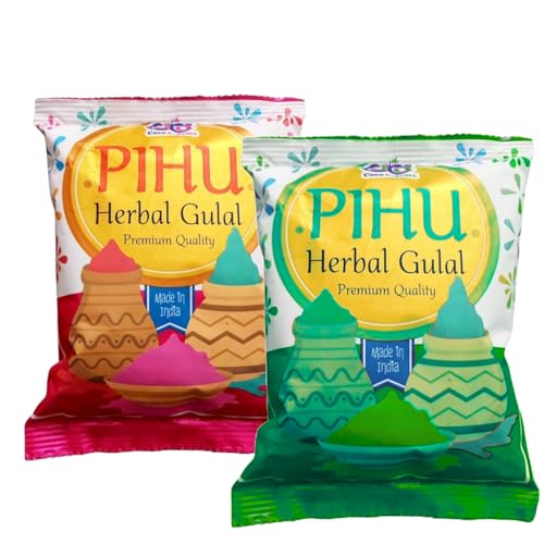 Image of Herbal Gulal Holi Colors Pack of 5 Organic Holi Colours for Holi Celebration | Skin Friendly Natural Gulal for Holi | Non-Toxic, Chemical-Free, Vibrant Long-Lasting Colors