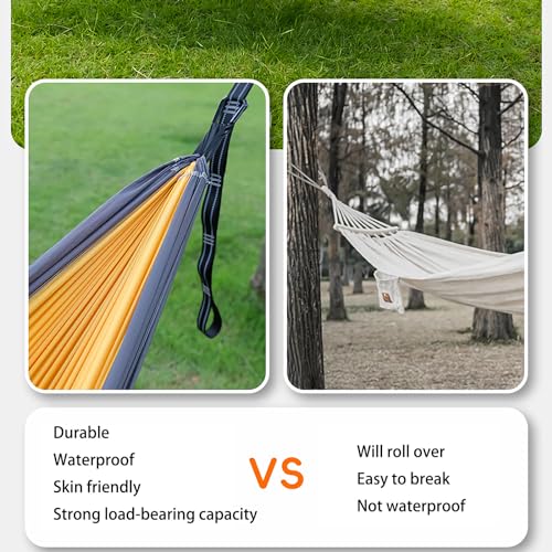 Portable-HammockLightweight-Camping-Hammock-for-AdultKid-with-Tree-Straps-CarabinersGreat-for-OutdoorIndoorBeachCamping-BluePink