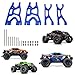 RCAWD Suspension Arms A-Arms Set for Traxxas X-Maxx 1/5 1/6 Upgrades, Upper & Lower, Front & Rear, Left & Right, Hop Ups Parts for #7729, #7730, # 77086-4 Blue