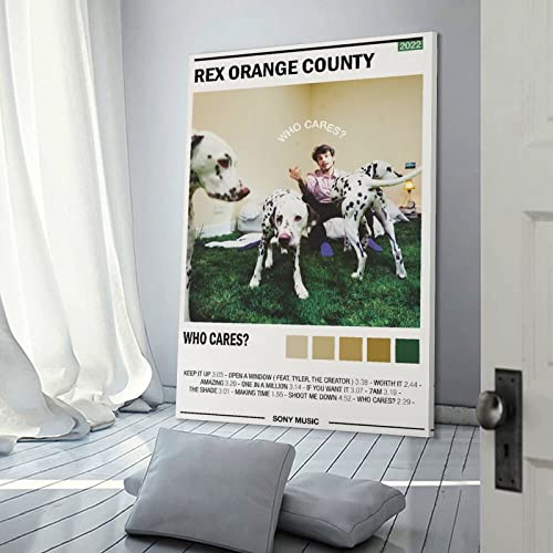 Toile Rex Orange County Who Cares 2 cadeau ideal pour deco de chambre - 3