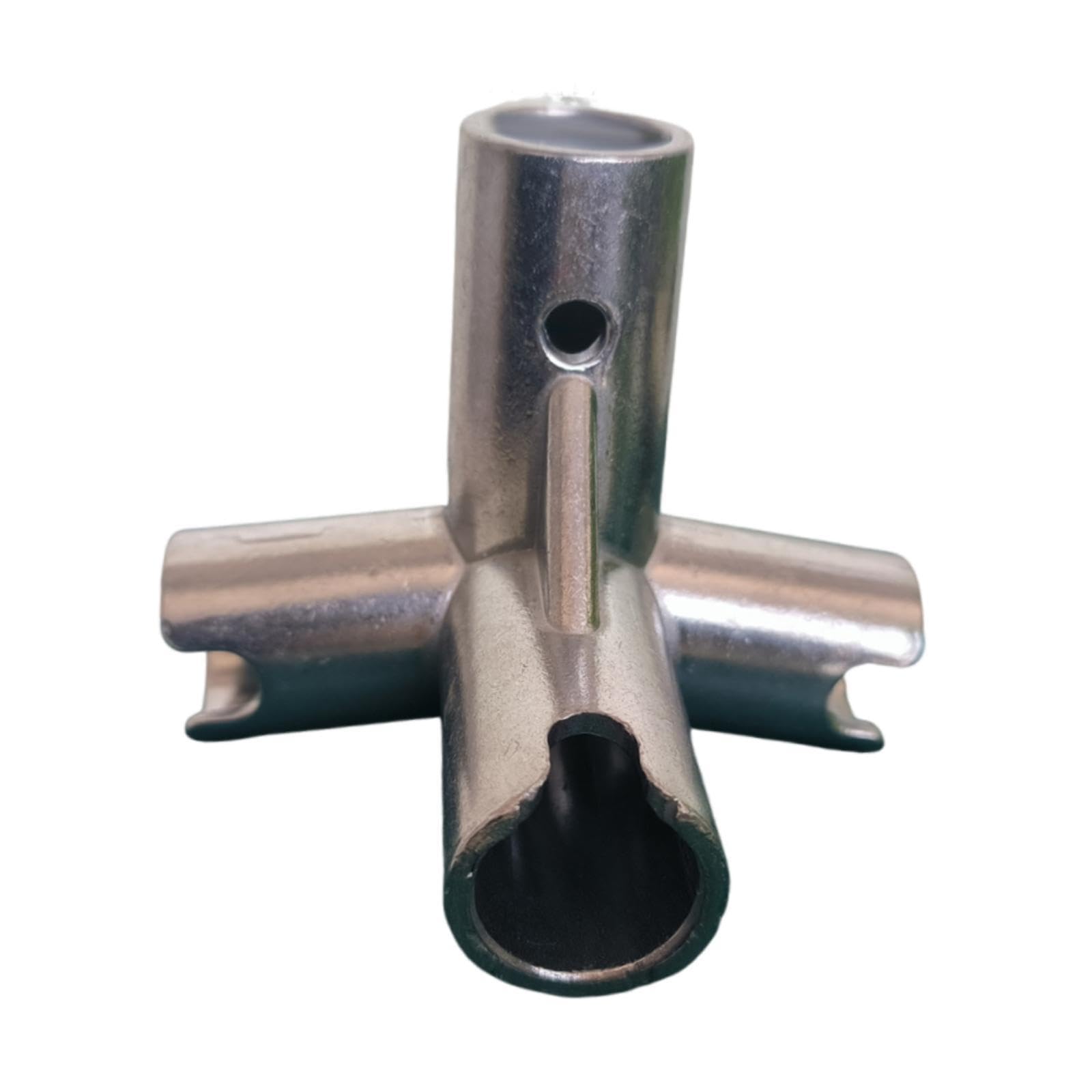 Connecteur de Filet de Badminton Raccord pour Cadre de Sport Pièce de Connexion Embout de Poteau en Alliage D'Aluminium Solide Adapté pour Le Jardin
