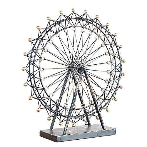 Ornaments Vintage Eisen-Riesenrad-Handwerksdekorationen, kreative Heimdekorationen, Schreibtischdekorationen, Boutique-Geschenke (Size : 175cm95cm26cm)