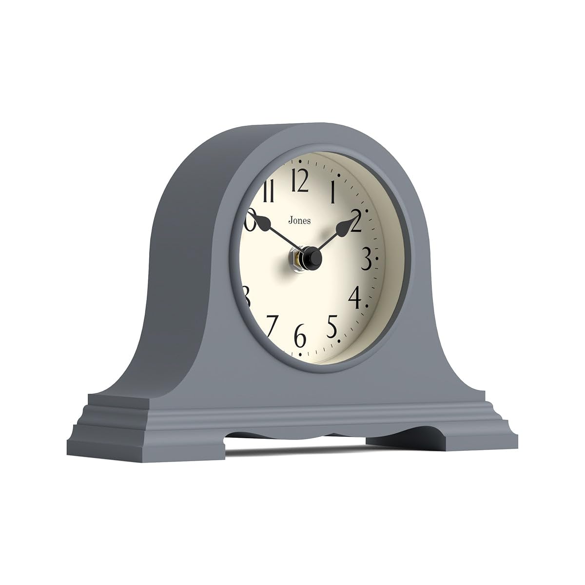 Jones Clocks® Speakeasy small mantel clock, French Navy, 15.5 x 22 x 6 cm / 6 x 8.5 x 2.5 in - Image 2