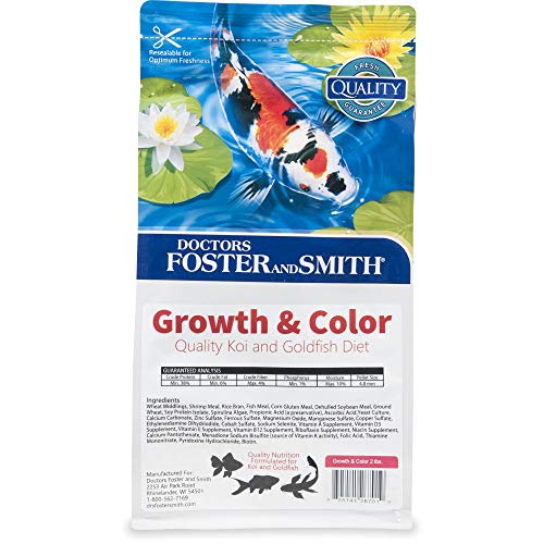 Petco Brand - DRS. Foster and Smith Growth & Color Quality Koi and Goldfish Food, 2 lbs.
