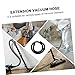 CONGARTENO Durable Extension Vacuum Hose Kit for Vacuum Cleaners Flexible Power Tool Hose with Smooth Interior for Improved Airflow and Suction Control Compatible with Multiple Brands
