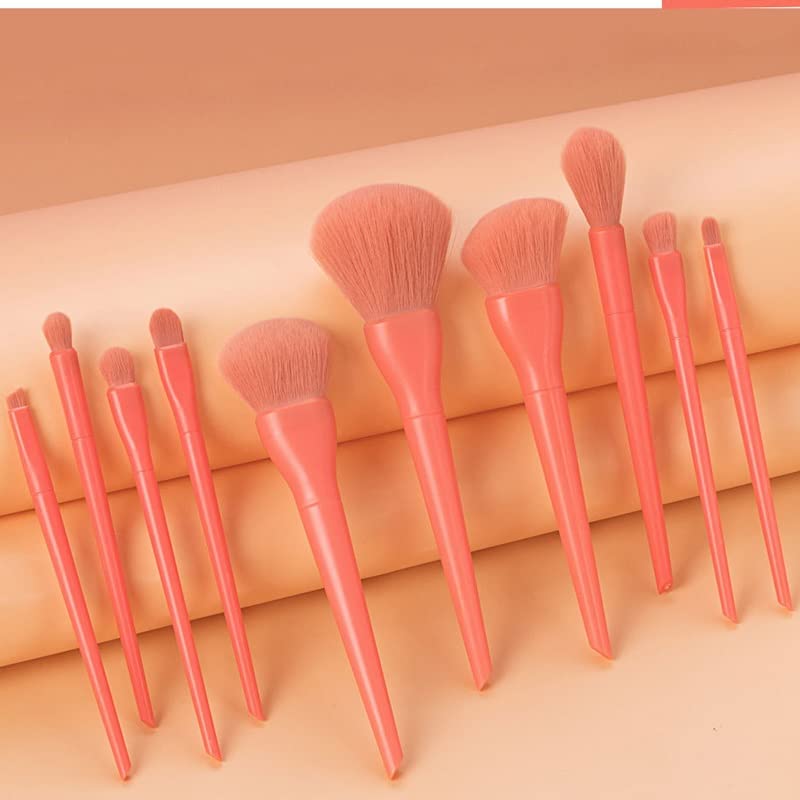 MADALIAN Loose Brush Full Set Concealer Eyeshadow Foundation Brush Beauty Tools 10 Makeup Brush Set(Color:D) - Image 4