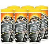 Armor All Kunststoff Pflegetücher für aussen 30 Tücher - Ideal zur Aufbereitung unlackierter Verkleidungen und Stoßstangen (6er Pack)