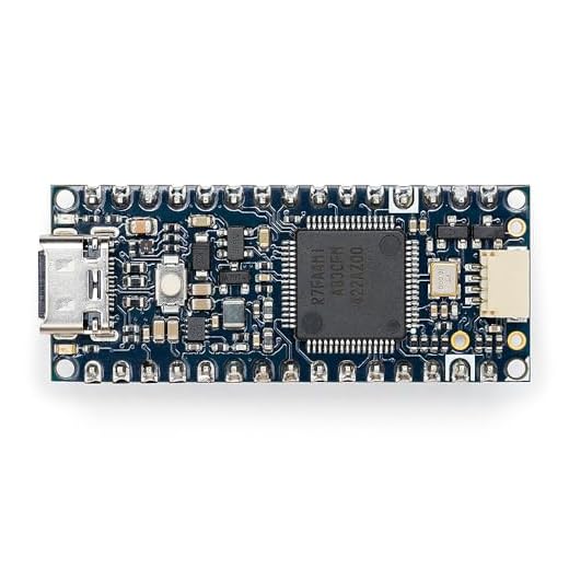 Arduino Nano R4 with Headers [ABX00143 - Scheda microcontrollore compatta Renesas RA4M1, Pre-saldata per breadboard, connettore Qwiic, LED RGB programmabile, IDE Compatibile