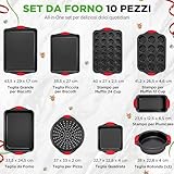 Zoom IMG-1 nutrichef set 10 teglie da Zoom IMG-1 nutrichef set 10 teglie da