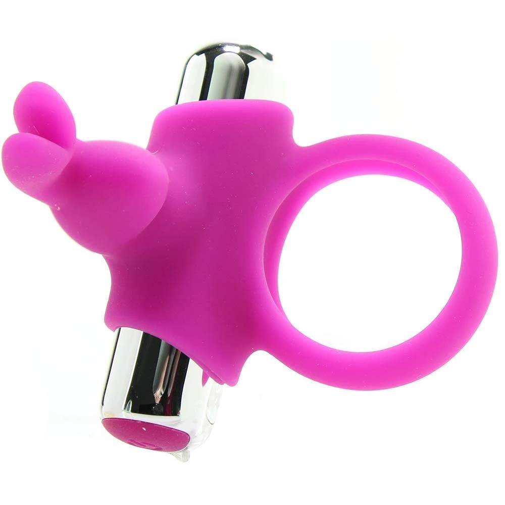 LoveHoney Happy Rabbit Usb Rechargeable Waterproof Remote Control Ring, Pink - 200 g