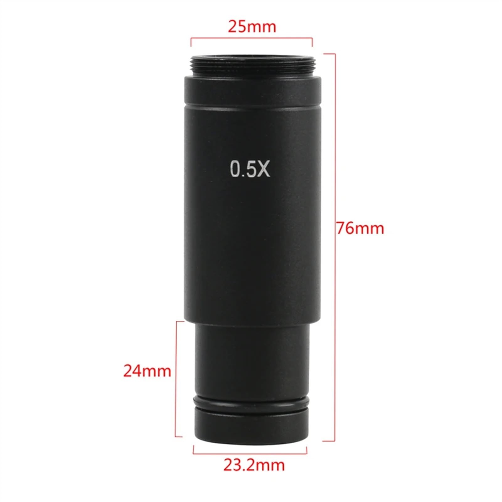 Kamera z mikroskopem wideo 0,5XC Adapter obiektywu 23,2 mm 30 mm 30,5 mm CCD CMOS Adapter aparatu Akcesoria do okularu cyfrowego