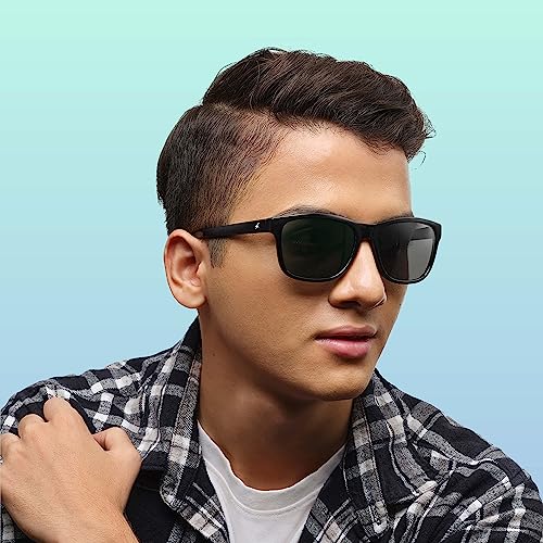 Fastrack Square Shaped 100% UV Protected Lens Technology Sunglasses for Men (Image - 6)