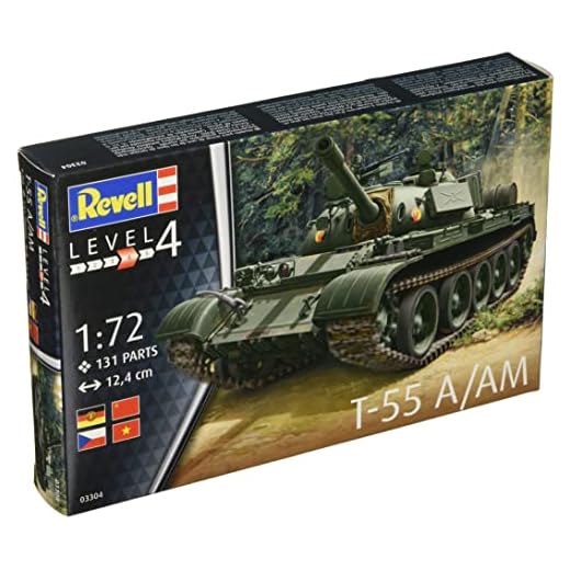 Revell-T-55 A/Am Maqueta Kit de Construcción, Escala 1:35, Multicolor (03304)