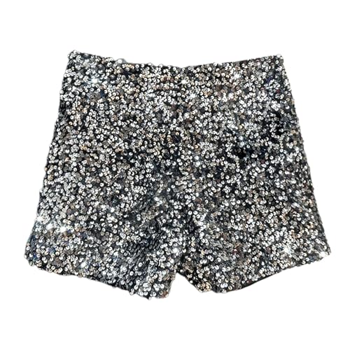 Short à paillettes femme Y2K taille haute pour vos looks disco