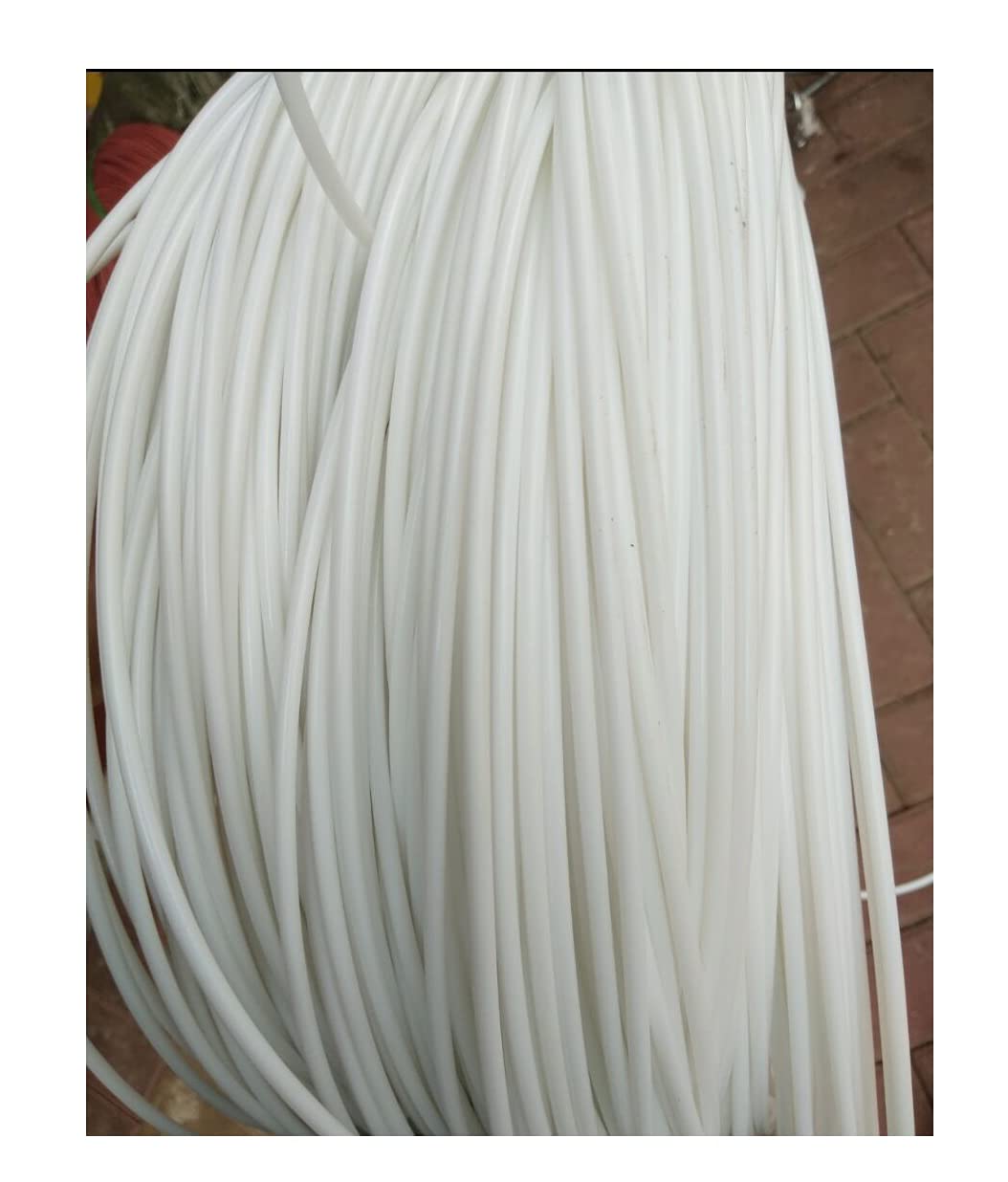 Moreih D 8Mmk Synthetic Rattan Woven Material, Roun Rattan Material, Plastic Rattan Material For Weaving An Repairing, Storage Basket/D/3.8Mm