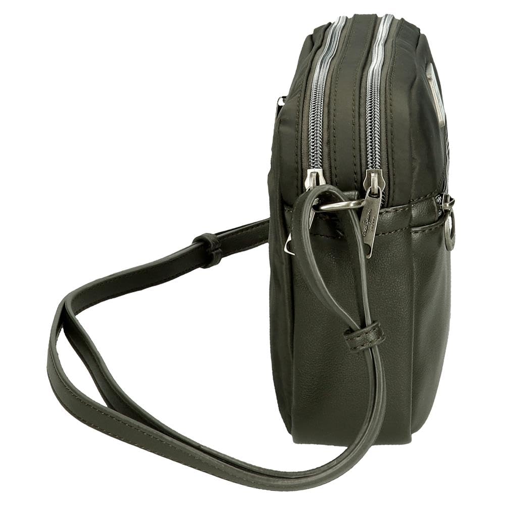 Pepe Jeans Christine, Neceser, bandoleras, organizar, Varios Compartimento, Fabricada en Poliéster y Detalles de Piel sintética. De Joumma Bags