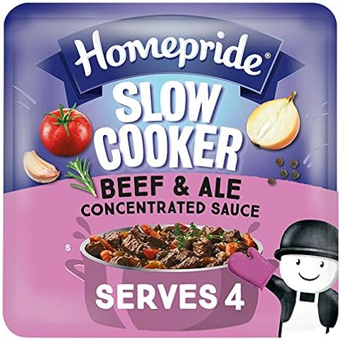 Homepride Slow Cooker Beef & Ale Concentrated Sauce 170g Cover