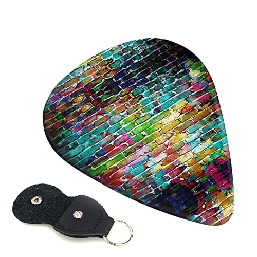 Lot de 6 médiators colorés pour guitare acoustique, guitare électrique, basse, ukulélé – fins, moyens et épais. - Les Beatles, Paul McCartney, John Lennon, RIngo Starr, George Harrison Lot de 6 médiators colorés pour guitare acoustique, guitare électrique, basse, ukulélé – fins, moyens et épais.