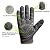 HANDLANDY Heavy Duty Work Gloves for Men, Cut 6 Safety Impact Protection Working Gloves Touch Screen Mechanics Gloves (Medium, Yellow)