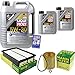 Produktbild QR-PARTS 69328519 Filter Set Inspektionspaket 7 Liter Motoröl Special Tec F 5W-30 MANN-FILTER Luftfilter Ölfilter