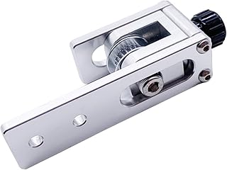 djkyu Fit For Creality CR-10 CR-10S Fit For Ender-3 Upgrade 2020 Profile X-axis Synchronous Belt Stretch Straighten Tensioner 3D Printer Parts (Color : Silver)