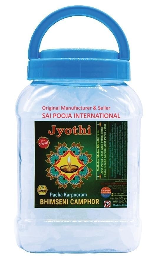 See full amazon price history chart for Jyothi Pacha Karpooram for Pooja ORIGINAL/Bhimseni camphor ORIGINAL | Natural Superb Smell for Diffuser,Cone | Home Pooja Arthi | Kapoor | Karpooram | Soodam (500 g (Pack of 1)) Jyothi Pacha Karpooram for Pooja ORIGINAL/Bhimseni camphor ORIGINAL | Natural Superb Smell for Diffuser,Cone | Home Pooja Arthi | Kapoor | Karpooram | Soodam (500 g (Pack of 1)) (B0CTZTC7PB) Amazon Price History, Amazon Price Tracker