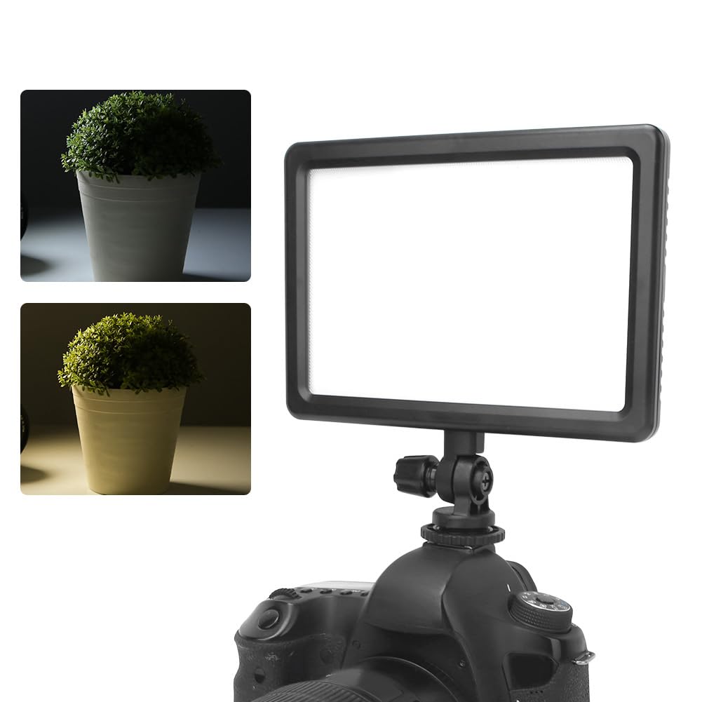 Lampada fotografica, ultra sottile, regolabile, temperatura doppia, luce di riempimento, CRI 95+, alta per video, interviste di nozze, trasmissione in diretta