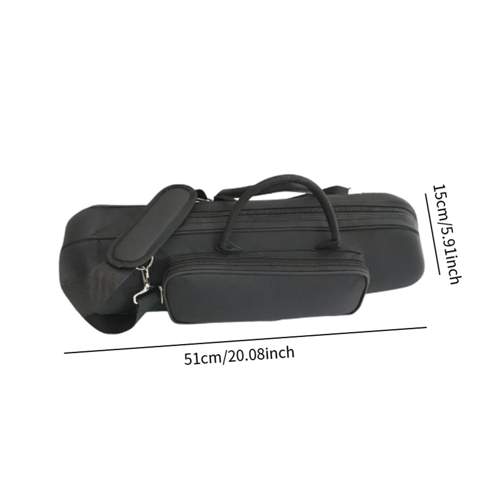 DuskHaven Custodia Impermeabile per Tromba con Comode Maniglie per Il Trasporto, Accessorio per Strumento a Fiato, Realizzata in Tessuto Oxford, Ideale per [uso, nero