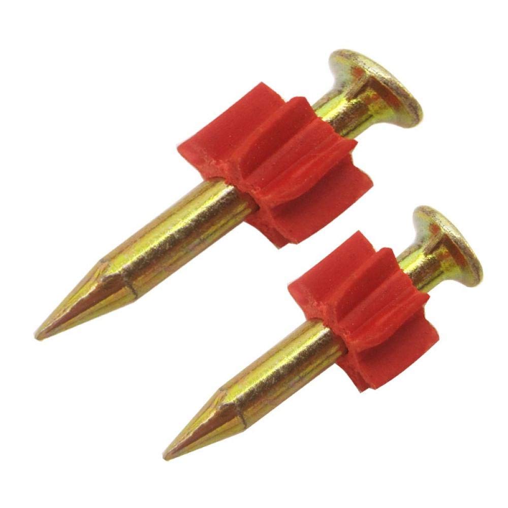 Clavo para mampostería de hormigón, Clavos de Acero for Cemento endurecido, Clavos for Disparar, Clavos for Cemento, Clavos de Acero,(22mm (100 Pieces))