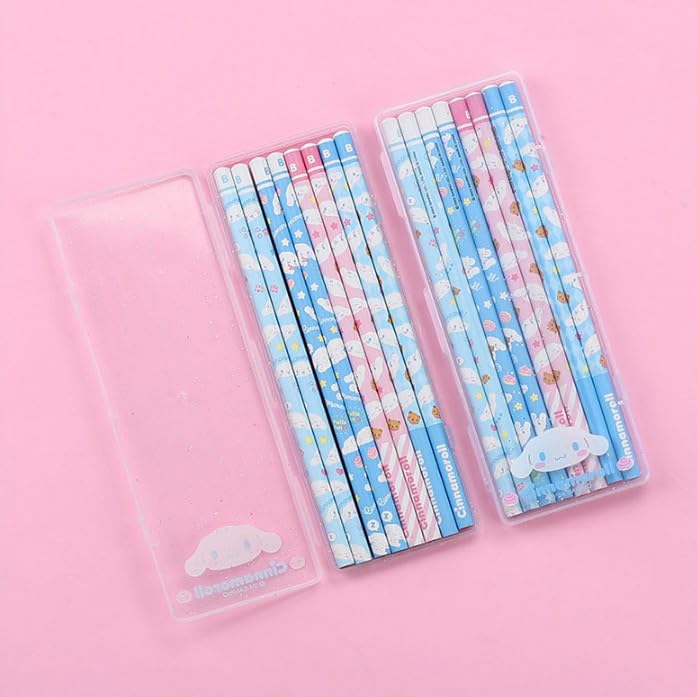 Set de 8 Lápices Florian Cute Kawaii Kitty Friends miniatura 6