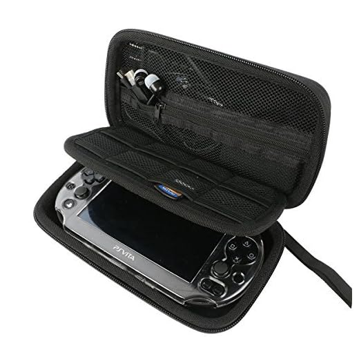 khanka Hard Travel Case Replacement for Sony Psvita PS Vita 1000 and PSVita Slim (PSV 2000)/PSP PlayStation 3000 Video Console
