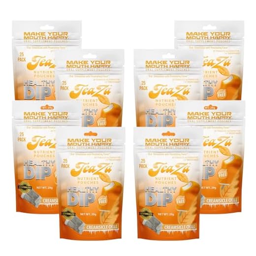 TeaZa Creamsicle Herbal Energy Pouches