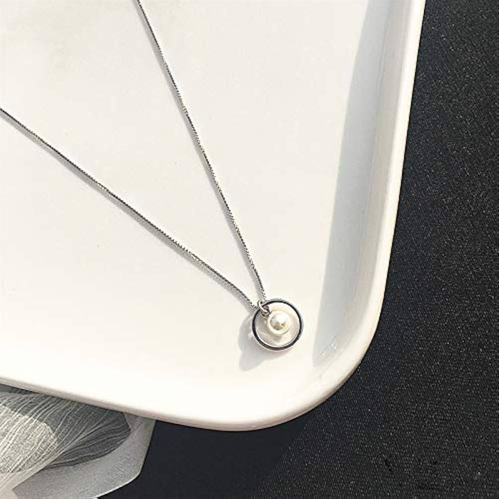 Amazon.com: 925 Sterling Silver Necklace Women's Elegant 11