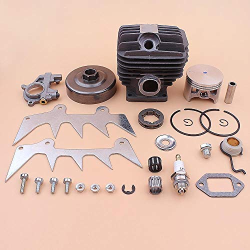 Beixi Time 54mm Cylinder Piston Kit Compatible with Stihl MS460 046 Clutch Drum Sprocket Rim Oil Pump Worm Gear Felling Dog Bumper Spike 1128 020 1221 Beixi Time 54mm Cylinder Piston Kit Compatible with Stihl MS460 046 Clutch Drum Sprocket Rim Oil Pump Worm Gear Felling Dog Bumper Spike 1128 020 1221