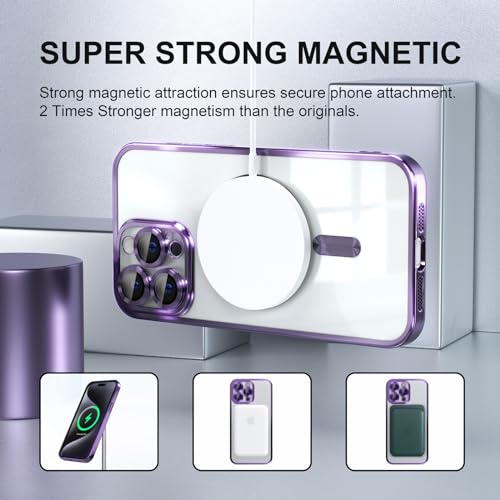 Image of Misea Magnetic for iPhone 15 Pro Max Case Compatible with MagSafe