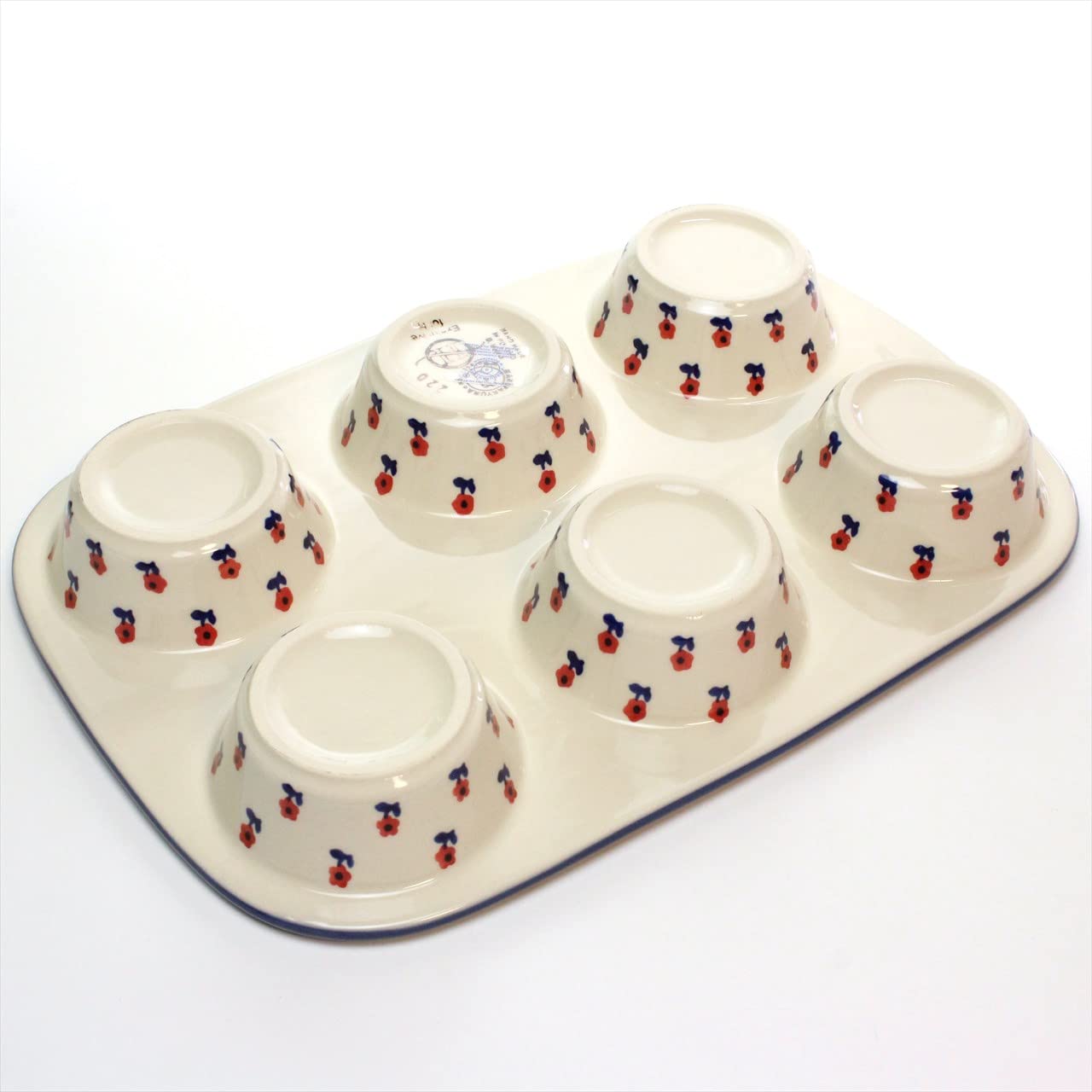 Amazon｜マヌファクトゥラ ポーランド食器 マフィン型 F93-ALC64 ポー