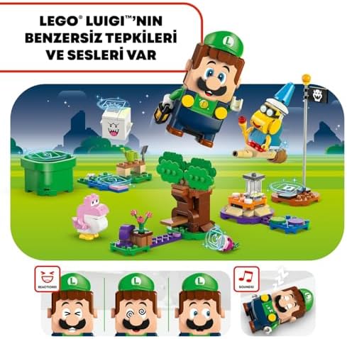 LEGO Super Mario İnteraktif LEGO Luigi ile Maceralar 71440-6 Yaş ve Üzeri Çocuklar İçin Koleksiyonluk Yaratıcı Nintendo Oyuncak Yapım Seti (210 Parça) - Görsel 7