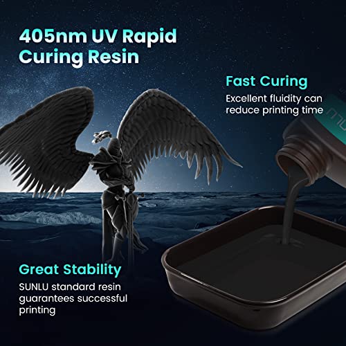 Resina 3D SUNLU 1000g Curado Rápido Alta Precisión - Fernando Cortés