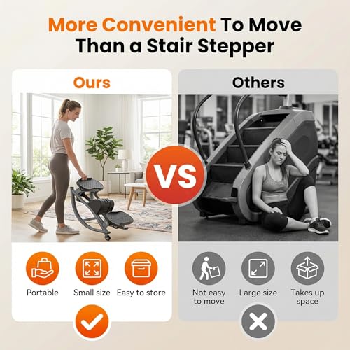 Image of Steppers for Exercise at Home, Rock Stepper, Side-to-Side Aerobic Step Machine with Digital Display & Anti-Slip Mat, Leg Glute Exercise Equipment for Home Office Apartment, 320 LBS Capacity