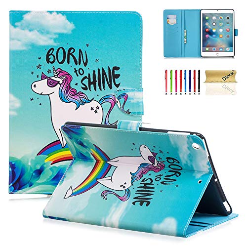 Dteck iPad 2 3 4 Case,Slim Fit Folio Stand PU Leather Case Auto