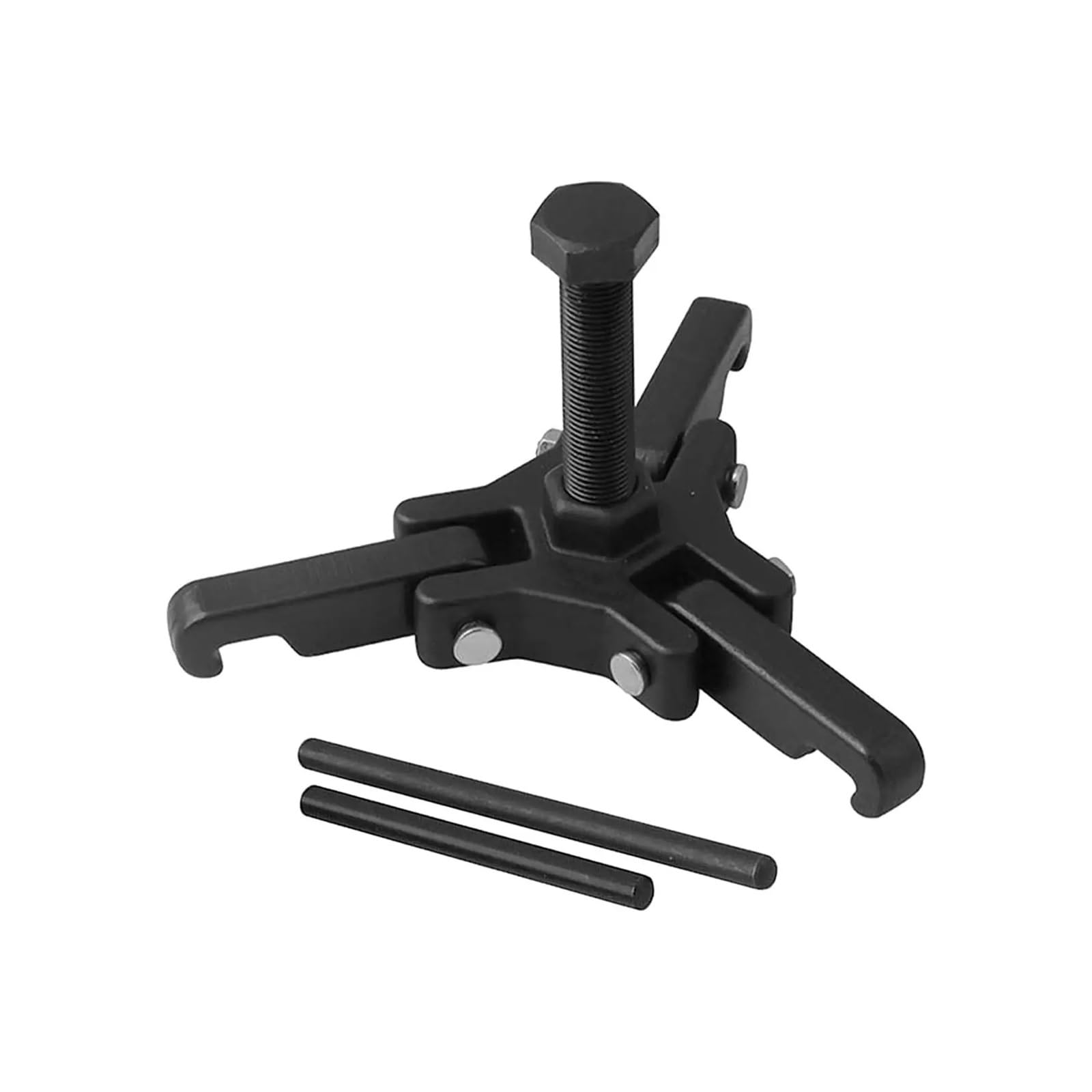 Xuanqingyi Store Juego de extractores de equilibrador armónico compatible con polea de cigüeñal Extractor de poleas de acero compatible con coches Oldsmobile Van Suvs Quitar poleas amortiguadoras