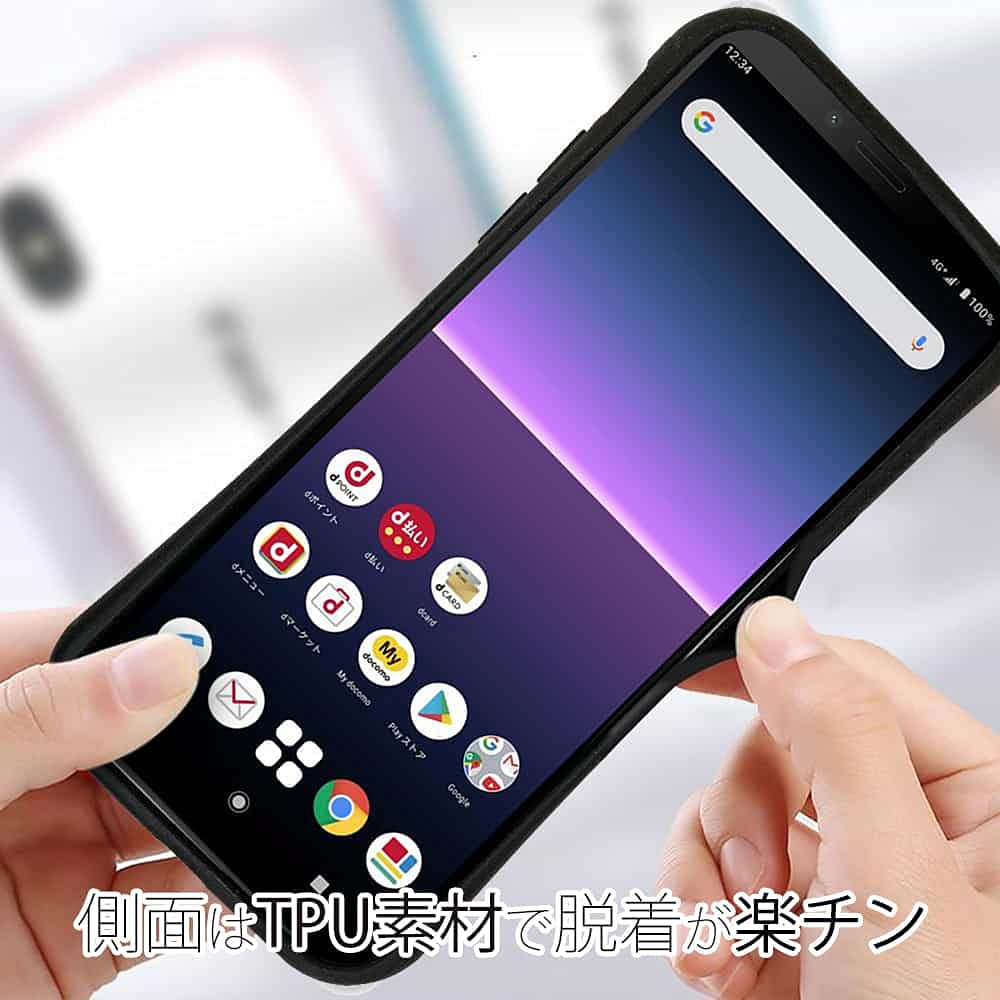 Amazon.co.jp: AnglersLife TPU＋アクリル耐衝撃Xperia10III