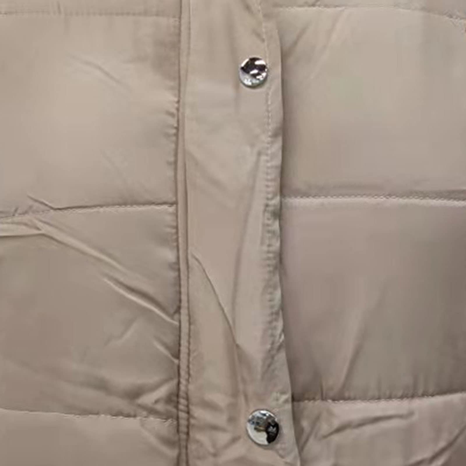 Chaleco acolchado para mujer, largo, sin mangas, con capucha, chaleco de plumón, abrigo de invierno, ligero y delgado, chaleco sin mangas, chaleco acolchado portátil, chaleco deportivo para
