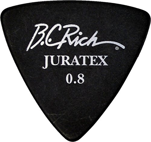 B.C. Rich Púa ROUNDED TRIANGLE 1,0 mm JSRT-10/BK 36 piezas [Producto nacional]