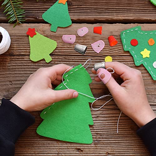 18 Pcs Thimbles For Hand Sewing Set Including 12 Pcs Colorful Silicone Needle Puller 6 Pcs Sewing Thimble Finger Protector Thimbles For Hand Quilting Craft Accessories Diy Sewing Tool, Assorted Sizes #TOP6