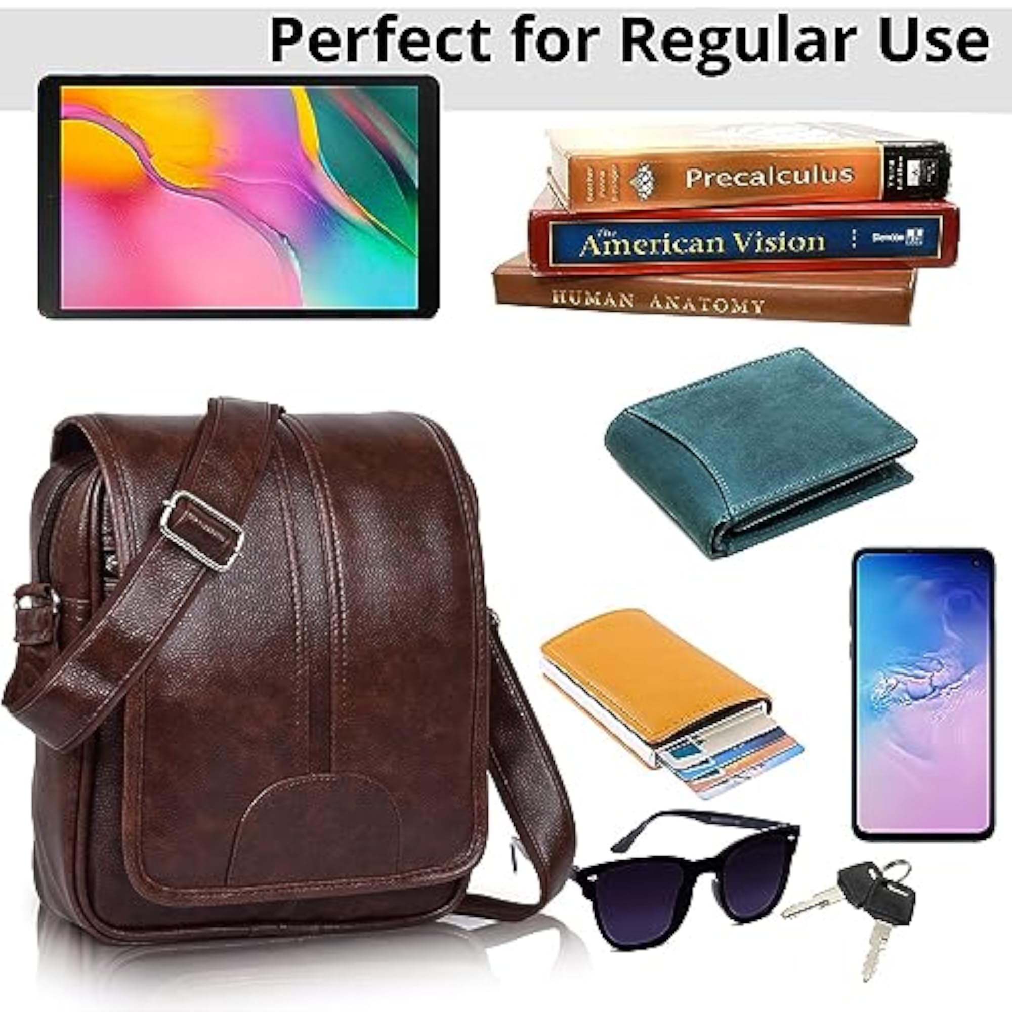 Pack of 2 Water Bottle with Unique Side Bag for Men & Women