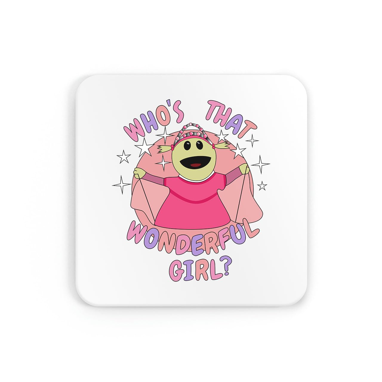 New Spirit Original Girls Multicolor Whose That Wonderful Coaster Cute Meme Nanalan Mona