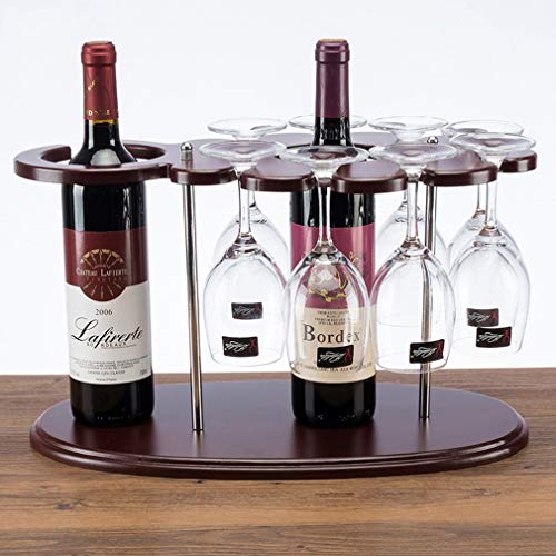 Soporte de vino libre para countertop 2 botellas 43x23x25 cm miniatura 2